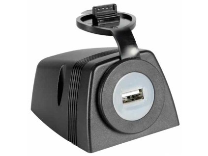 9507 1 plastova usb zasuvka na horizontalni uchyceni