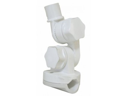 9558 1 plastovy 2 kloubovy drzak anteny na reling o prumeru 19 1 25 4 mm 4 smery