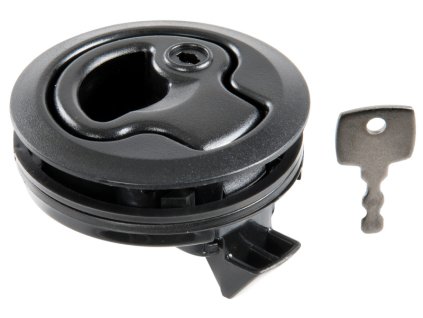 9579 1 plastovy cerny vytahovaci zamek se zapadkou se zamykanim