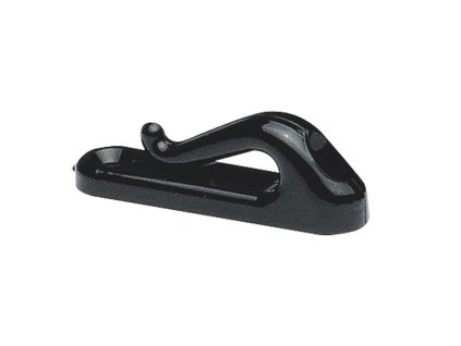 9618 1 plastovy hacek na spinakr v cernem provedeni