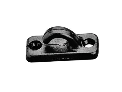 Plastový háček v bílém a černém provedení (Barva Černá)