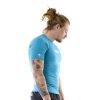 Pánské funkční tričko Jobe Rashguard Teal Blue s UV filtrem (Velikost XL)
