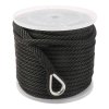 black anchor rope