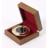 5391 1 mosazny kompas v darkove kazete rozmer 7 5x7 5x3 cm