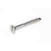 7551 1 nerezovy sroub do dreva se zapustnou hlavou din 97 5 0x30 kvalita a4 baleni 4 ks