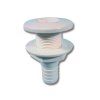 Plastová palubní průchodka skrz trup pro hadici, velikost od 5/8" (16 mm) do 1 1/2" (38 mm)