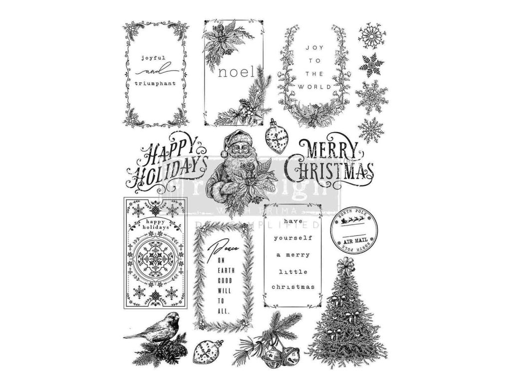 Pečiatka Santa´s helper tags