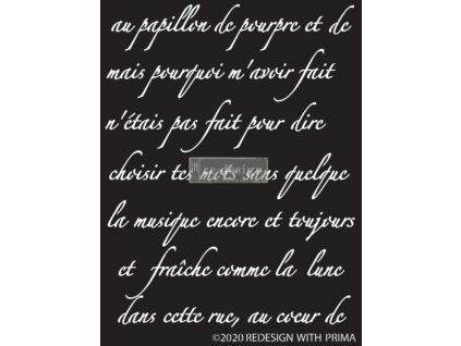 Šablóna Butterfly script