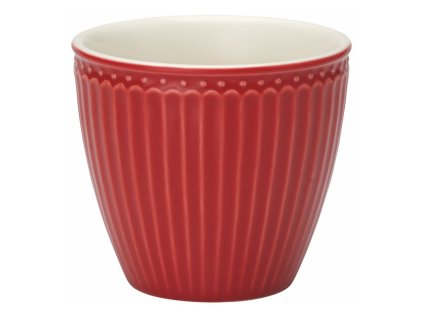 Šálka latte Alice red