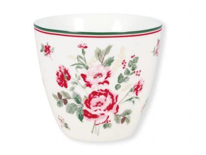 Šálka latte Leonora white