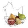 6y5482 egg basket 27 cm white iron chicken kitchen baskets (1)