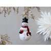 Ozdoba snehuliak 11,5 cm
