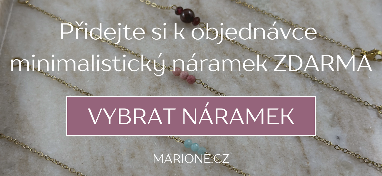 Ke každé objednávce minimalistický náramek ZDARMA