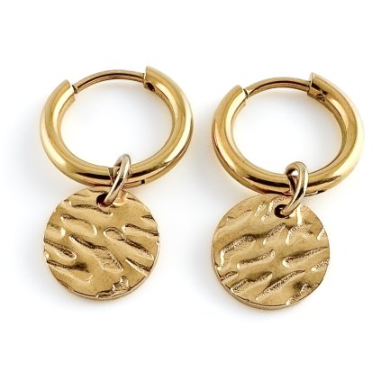 Kruhové náušnice z chirurgické oceli Penny