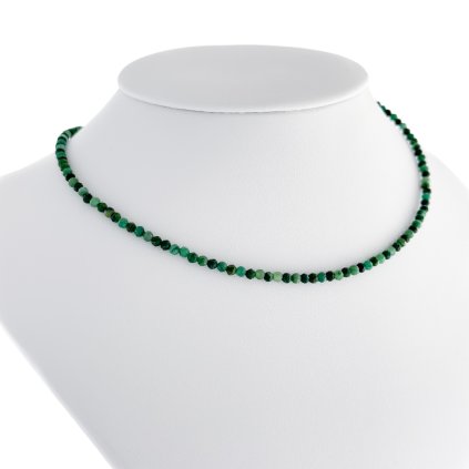 Náhrdelník choker se smaragdy