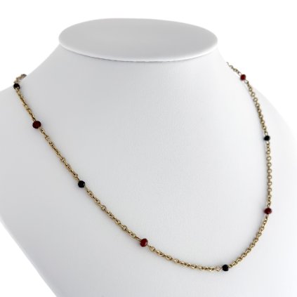 Náhrdelník Merano s granátem a spinelem