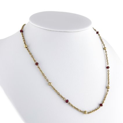 Náhrdelník Luna s granátem