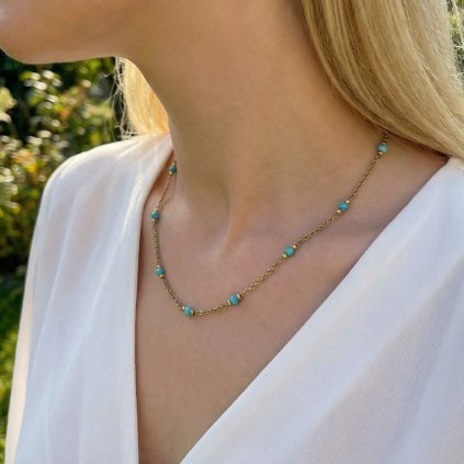 Náhrdelník s tyrkysem Elena