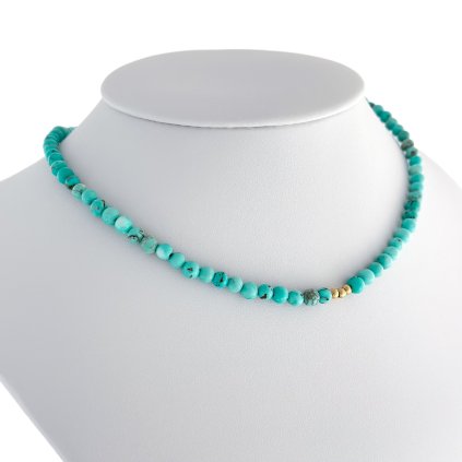 Náhrdelník choker s tyrkysem Valentino