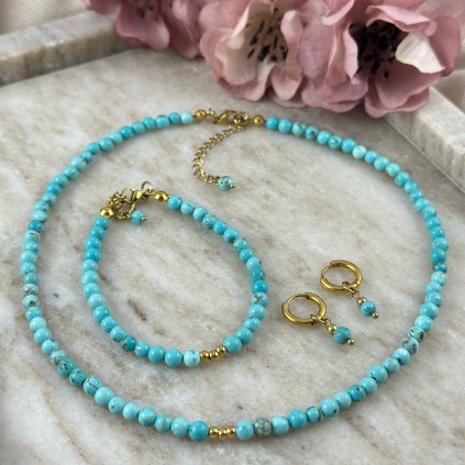 Souprava šperků z tyrkysu Valentino
