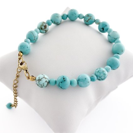 Náramek s tyrkysem Angel