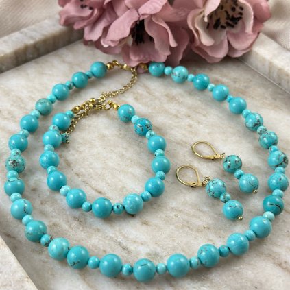 Souprava šperků z tyrkysu Angel