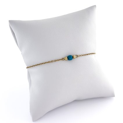 Minimalistický náramek s apatitem