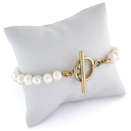 Perlový náramek s americkým zapínáním Lucia