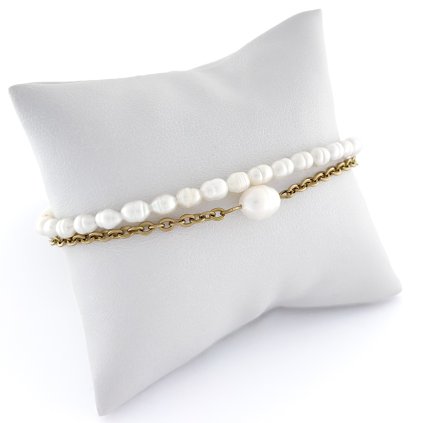 Dvojitý perlový náramek Sabrina