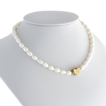 Náhrdelník z pravých říčních perel Sofia