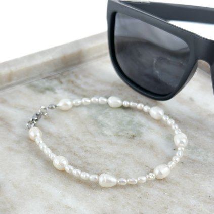 Pánský náramek z říčních perel Carlos