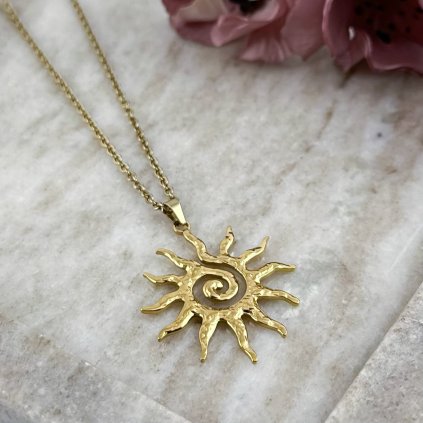 Řetízek s přívěskem Slunce