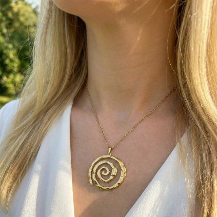 Řetízek s přívěskem Spirála