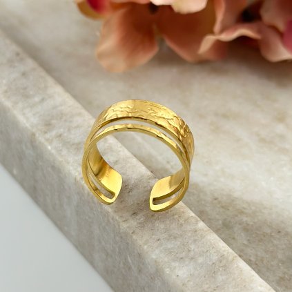 Prsten z chirurgické oceli Linea