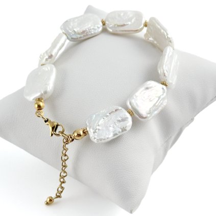 Náramek z pravých barokních perel