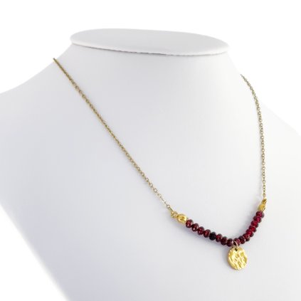 Granátový náhrdelník Marenta