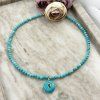 Tyrkysový náhrdelník s přívěskem