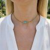 Náhrdelník s tyrkysem Athena