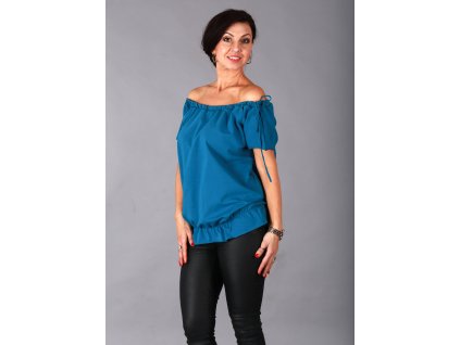MARINA T-SHIRT Petrolejové KATY YAKSHA FASHION