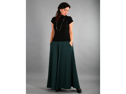 DLOUHÁ SUKNĚ ZELENKA