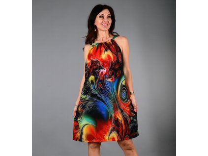 ŠATY BARVÍNKOVÉ ZA KRK KATY YAKSHA FASHION