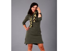 Šaty Army Khaki Katy Yaksha fashion