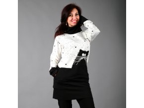 MIKINOVÉ ŠATY ZAMILOVANÝ KOCOUR