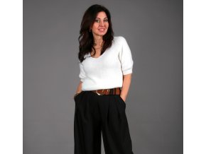 SVETR Z ALPAKY- BÍLÁ