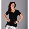 TRIČKO ANDALUSIA ASYMETRICKÉ ČERNÉ KATY YAKSHA FASHION