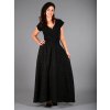 Šaty Mušelínky černé, zlatý hvězdný prach Katy Yaksha fashion