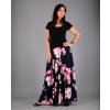 Šaty rozkvetlé s 3D květy Katy Yaksha fashion