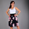 Sukně Rozkvetlá s 3D květy Katy Yaksha fashion