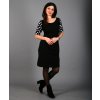 ŠATY ČERNÉ SRDCOVKY