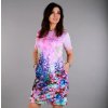 Šaty akvarelové květinové Katy Yaksha fashion